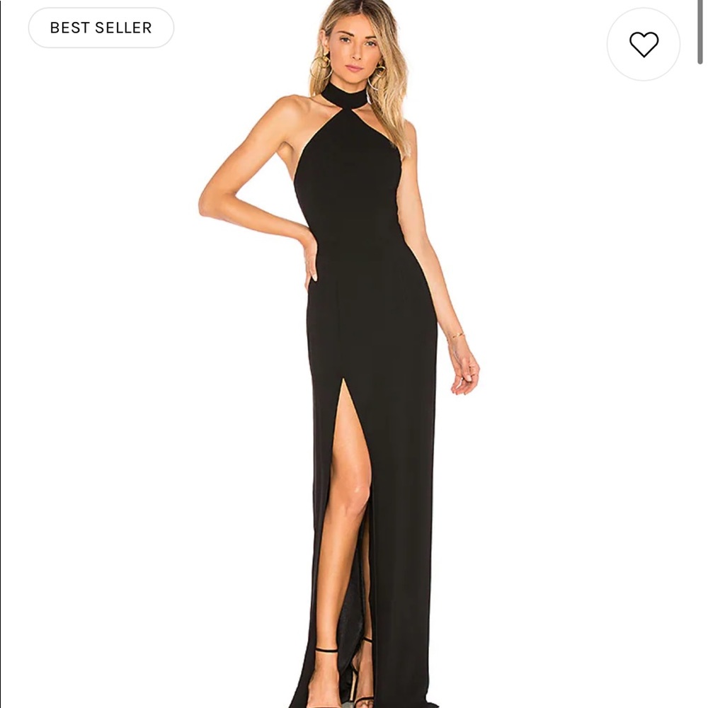 Amanda Uprichard Queen Gown in Black